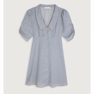 Oak + Fort Peter Pan Collar Mini Dress